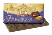 Шоколад Бабаевский темный с миндалем 100 г
