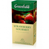 Чай Гринфилд (Greenfield) Strawberry Gourmet 25 пак