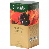 Чай Гринфилд (Greenfield) Festive Grape 25 пак