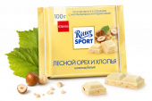 Ritter Sport Белый шоколад с Дробленым лесным орехом и хлопьями 100 г