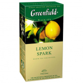 Чай Гринфилд (Greenfield) Lemon Spark 25 пак